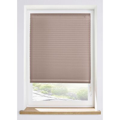 bonprix abdunkelndes Klebe-Plissee braun 4 (H/B: 130/70 cm) bonprix abdunkelndes Klebe-Plissee braun 4 (H/B: 130/70 cm)