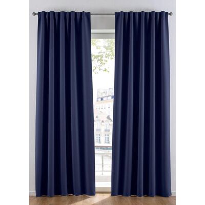 bonprix Abdunkelnder Vorhang, in vielen Größen (1er Pack) blau 8 (H/B: 245/270 cm) bonprix Abdunkelnder Vorhang, in vielen Größen (1er Pack) blau 8 (H/B: 245/270 cm)