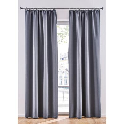 bonprix Abdunkelnder Vorhang, in vielen Größen (1er Pack) grau 6 (H/B: 175/270 cm) bonprix Abdunkelnder Vorhang, in vielen Größen (1er Pack) grau 6 (H/B: 175/270 cm)