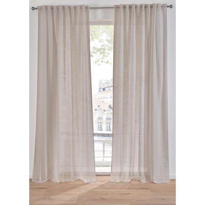 bonprix Gardine mit Struktur, auch in extra lang (1er Pack) beige 2 (H/B: 175/140 cm) bonprix Gardine mit Struktur, auch in extra lang (1er Pack) beige 2 (H/B: 175/140 cm)