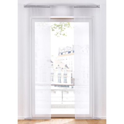 bonprix Schiebegardine aus leichtem Voile (1er Pack) weiß 4 (H/B: 245/57 cm) bonprix Schiebegardine aus leichtem Voile (1er Pack) weiß 4 (H/B: 245/57 cm)