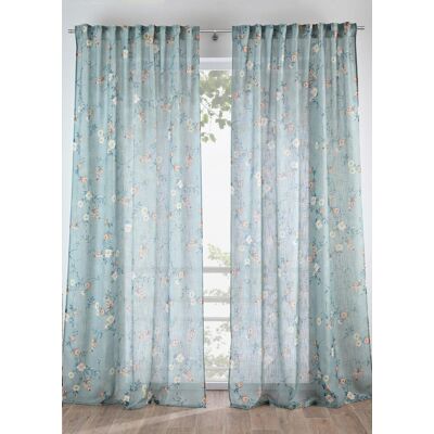 bonprix Vorhang mit Blumendruck (1er Pack) grün 1 (H/B: 145/135 cm) bonprix Vorhang mit Blumendruck (1er Pack) grün 1 (H/B: 145/135 cm)