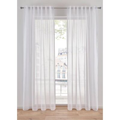 bonprix Gardine aus leichtem Voile mit verdeckten Schlaufen (1er Pack) weiß 4 (H/B: 245/140 cm) bonprix Gardine aus leichtem Voile mit verdeckten Schlaufen (1er Pack) weiß 4 (H/B: 245/140 cm)
