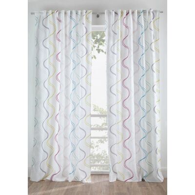 bonprix Vorhang mit Wellendruck (1er Pack) bunt 4 (H/B: 245/135 cm) bonprix Vorhang mit Wellendruck (1er Pack) bunt 4 (H/B: 245/135 cm)