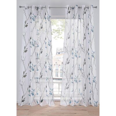 bonprix Gardine aus leichtem Voile, auch in extra lang (1er Pack) blau 5 (H/B: 265/144 cm) bonprix Gardine aus leichtem Voile, auch in extra lang (1er Pack) blau 5 (H/B: 265/144 cm)