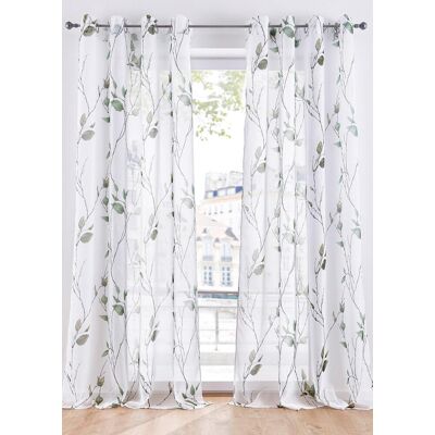 bonprix Gardine aus leichtem Voile, auch in extra lang (1er Pack) grün 2 (H/B: 175/144 cm) bonprix Gardine aus leichtem Voile, auch in extra lang (1er Pack) grün 2 (H/B: 175/144 cm)