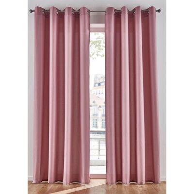 bonprix Pflegeleichte Vorhänge aus Mikrofaser (2er Pack) rosa 1 (H/B: 145/140 cm) bonprix Pflegeleichte Vorhänge aus Mikrofaser (2er Pack) rosa 1 (H/B: 145/140 cm)