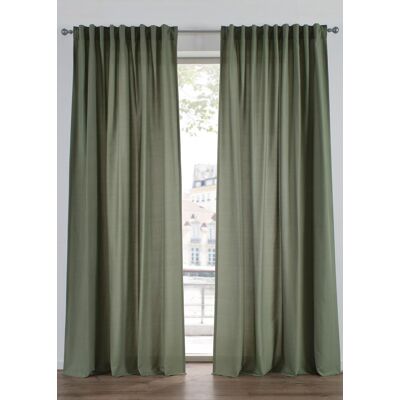 bonprix Pflegeleichte Vorhänge aus Mikrofaser (2er Pack) grün 2 (H/B: 175/140 cm) bonprix Pflegeleichte Vorhänge aus Mikrofaser (2er Pack) grün 2 (H/B: 175/140 cm)
