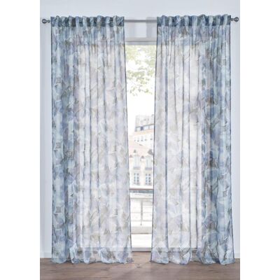 bonprix Gardine mit feiner Struktur (1er Pack) blau 4 (H/B: 245/140 cm) bonprix Gardine mit feiner Struktur (1er Pack) blau 4 (H/B: 245/140 cm)