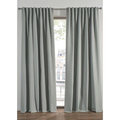 bonprix Verdunkelungsvorhang mit beschichteter schwarzer Rückseite (1er Pack) grün 4 (H/B: 245/135 cm) bonprix Verdunkelungsvorhang mit beschichteter schwarzer Rückseite (1er Pack) grün 4 (H/B: 245/135 cm)