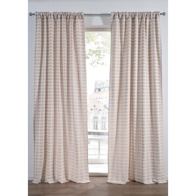 bonprix Jacquard Vorhang aus Bio Baumwolle (1er Pack) beige 2 (H/B: 175/110 cm) bonprix Jacquard Vorhang aus Bio Baumwolle (1er Pack) beige 2 (H/B: 175/110 cm)