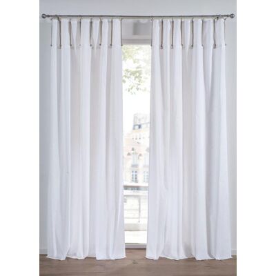 bonprix Gardine mit Ringen (1er Pack) weiß 4 (H/B: 245/130 cm) bonprix Gardine mit Ringen (1er Pack) weiß 4 (H/B: 245/130 cm)