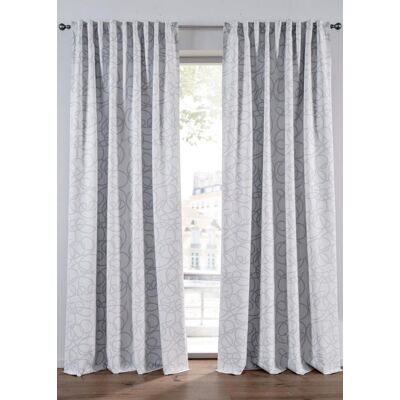 bonprix Verdunkelungsvorhang mit beschichteter schwarzer Rückseite, auch in extra lang (1er Pack) grau 4 (H/B: 245/135 cm) bonprix Verdunkelungsvorhang mit beschichteter schwarzer Rückseite, auch in extra lang (1er Pack) grau 4 (H/B: 245/135 cm)