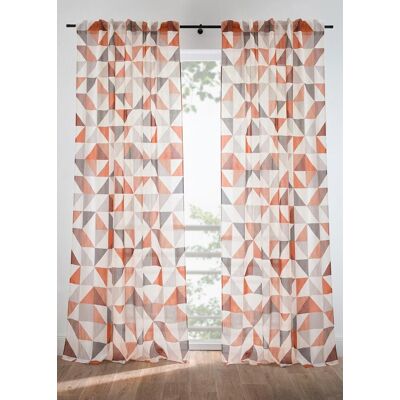 bonprix Blickdichter Vorhang mit Struktur (1er Pack) braun 4 (H/B: 245/135 cm) bonprix Blickdichter Vorhang mit Struktur (1er Pack) braun 4 (H/B: 245/135 cm)