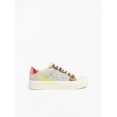 bonprix Tamaris Sneaker mit Glitzer-Details beige 42 bonprix Tamaris Sneaker mit Glitzer-Details beige 42
