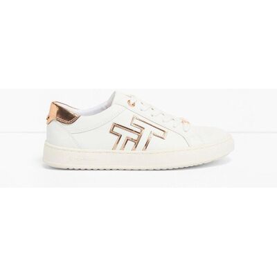 bonprix Tom Tailor Sneaker mit Metallic-Details weiß 41 bonprix Tom Tailor Sneaker mit Metallic-Details weiß 41