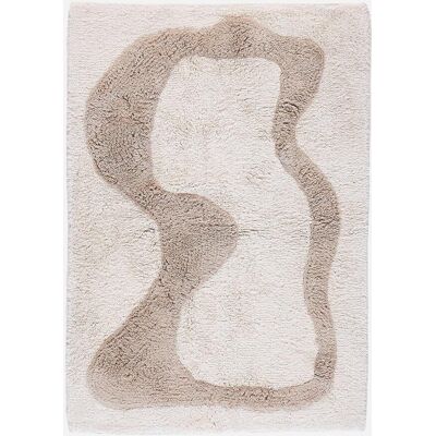 bonprix Badematte mit graphischen Design beige 1 (Vorleger für Hänge-WC 45/50cm) bonprix Badematte mit graphischen Design beige 1 (Vorleger für Hänge-WC 45/50cm)