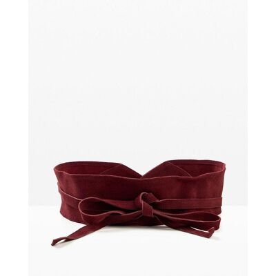 bonprix Bindegürtel aus Leder rot 105 bonprix Bindegürtel aus Leder rot 105