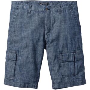 bonprix Loose Fit Cargo-Bermuda aus reiner Baumwolle blau 48 bonprix Loose Fit Cargo-Bermuda aus reiner Baumwolle blau 48