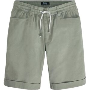 bonprix Regular Fit Schlupf-Bermuda aus luftigem Leinen-Mix grün 54 bonprix Regular Fit Schlupf-Bermuda aus luftigem Leinen-Mix grün 54