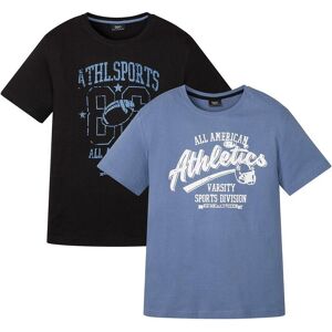 bonprix T-Shirt (2er Pack) in Regular Fit schwarz 48 bonprix T-Shirt (2er Pack) in Regular Fit schwarz 48