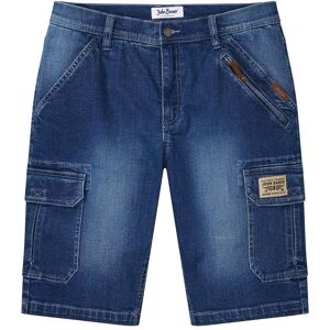 bonprix Stretch-Jeans-Cargobermuda, Regular Fit blau 54 bonprix Stretch-Jeans-Cargobermuda, Regular Fit blau 54