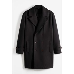 bonprix Blazer-Mantel mit Woll-Anteil schwarz 62 bonprix Blazer-Mantel mit Woll-Anteil schwarz 62