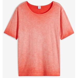 bonprix T-Shirt aus reiner Bio-Baumwolle in gewaschener Optik rot 52 bonprix T-Shirt aus reiner Bio-Baumwolle in gewaschener Optik rot 52