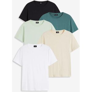 bonprix T-Shirt (5er Pack) grün 44 bonprix T-Shirt (5er Pack) grün 44