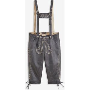 bonprix Regular Fit Trachtenhose aus Lederimitat grau 54 bonprix Regular Fit Trachtenhose aus Lederimitat grau 54