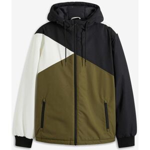 bonprix Winterjacke mit Kapuze im Colourblocking schwarz 56 bonprix Winterjacke mit Kapuze im Colourblocking schwarz 56