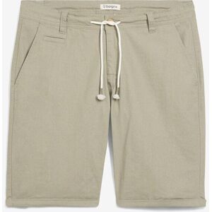 bonprix Regular Fit Bermuda aus luftigem Leinen-Mix grün 56 bonprix Regular Fit Bermuda aus luftigem Leinen-Mix grün 56