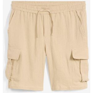 bonprix Regular Fit Cargobermuda aus luftigem Musselin beige 54 bonprix Regular Fit Cargobermuda aus luftigem Musselin beige 54