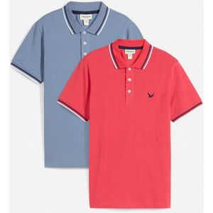 bonprix Poloshirt (2er Pack) blau 52 bonprix Poloshirt (2er Pack) blau 52