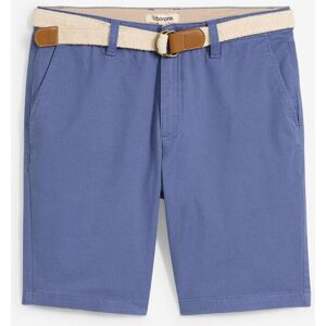 bonprix Stretch-Bermuda mit Gürtel in Regular Fit blau 56 bonprix Stretch-Bermuda mit Gürtel in Regular Fit blau 56