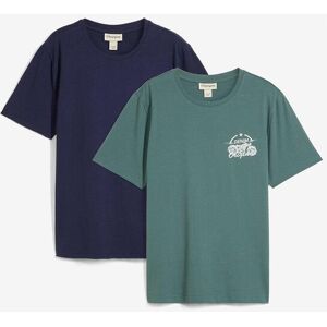 bonprix T-Shirt (2er Pack) aus reiner Baumwolle blau 68 bonprix T-Shirt (2er Pack) aus reiner Baumwolle blau 68