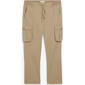 bonprix Regular Fit Cargohose mit Dehnbund, Straight grün 56 bonprix Regular Fit Cargohose mit Dehnbund, Straight grün 56