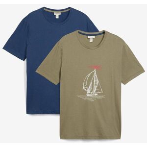 bonprix T-Shirt aus reiner Bio-Baumwolle (2er Pack) grün 44 bonprix T-Shirt aus reiner Bio-Baumwolle (2er Pack) grün 44