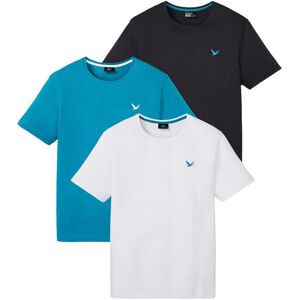 bonprix T-Shirt in Regular Fit (3er Pack) weiß 44 bonprix T-Shirt in Regular Fit (3er Pack) weiß 44