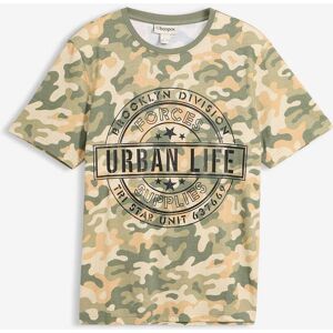 bonprix T-Shirt in Slim Fit beige 48 bonprix T-Shirt in Slim Fit beige 48