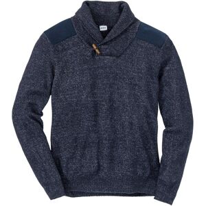 bonprix Feinstrickpullover mit Schalkragen blau 68 bonprix Feinstrickpullover mit Schalkragen blau 68