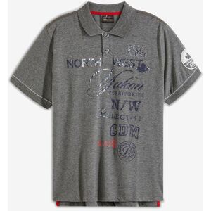bonprix Poloshirt, Kurzarm aus Jersey grau 56 bonprix Poloshirt, Kurzarm aus Jersey grau 56