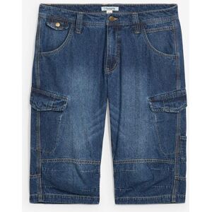 bonprix Leichte Jeans-Long-Cargobermuda, Relaxed Fit blau 50 bonprix Leichte Jeans-Long-Cargobermuda, Relaxed Fit blau 50