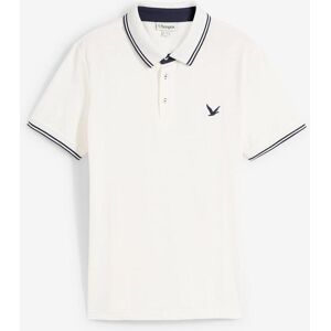 bonprix Piqué-Poloshirt aus reiner Baumwolle weiß 48 bonprix Piqué-Poloshirt aus reiner Baumwolle weiß 48