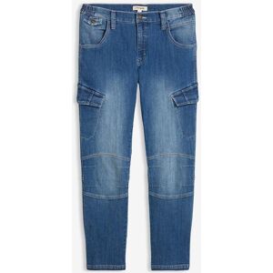 bonprix Leichte Regular Fit Cargo-Jeans mit Dehnbund, Straight blau 33 bonprix Leichte Regular Fit Cargo-Jeans mit Dehnbund, Straight blau 33