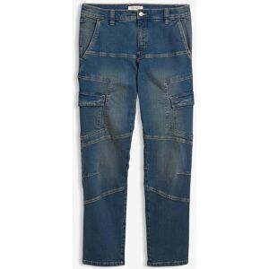 bonprix Regular-Fit Cargo-Jeans, Straight blau 48 bonprix Regular-Fit Cargo-Jeans, Straight blau 48
