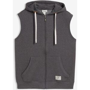 bonprix Kapuzen-Sweatweste aus weichem Baumwoll-Mix grau 52 bonprix Kapuzen-Sweatweste aus weichem Baumwoll-Mix grau 52