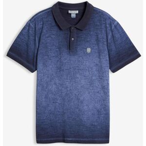 bonprix Poloshirt in gewaschener Optik blau 48 bonprix Poloshirt in gewaschener Optik blau 48