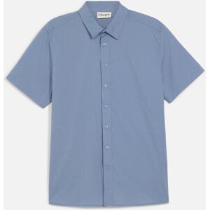 bonprix Stretch-Kurzarmhemd in Slim Fit blau 39 bonprix Stretch-Kurzarmhemd in Slim Fit blau 39