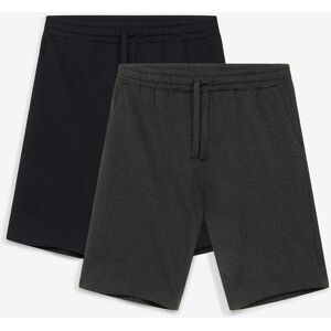 bonprix Sweat-Bermuda (2er Pack) schwarz 56 bonprix Sweat-Bermuda (2er Pack) schwarz 56